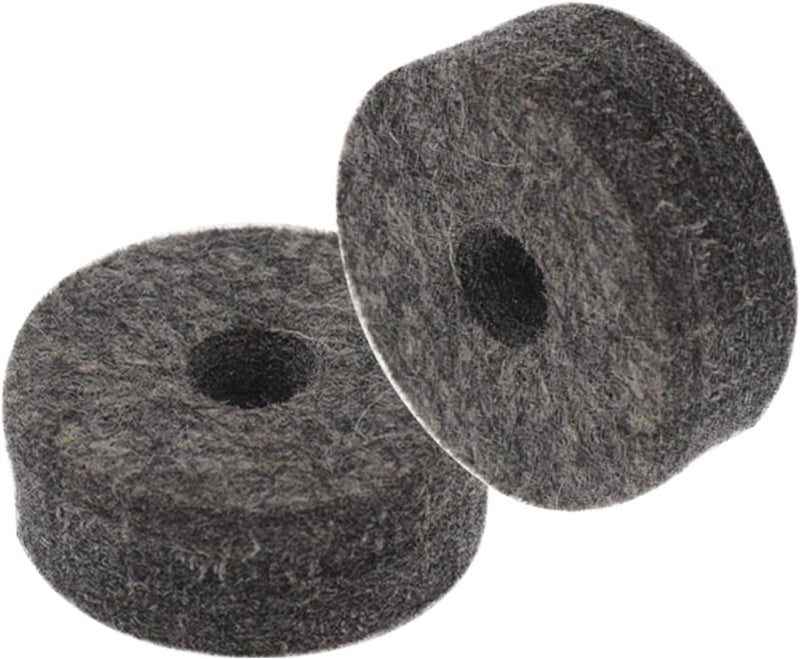 CashBeat 10 Pcs Gray Soft Cymbal Stand Felt Washers, Round Drum Felts Replacement, Protect Cymbals & Enhance Sound, Essential Accessories for Drummers - Image 4